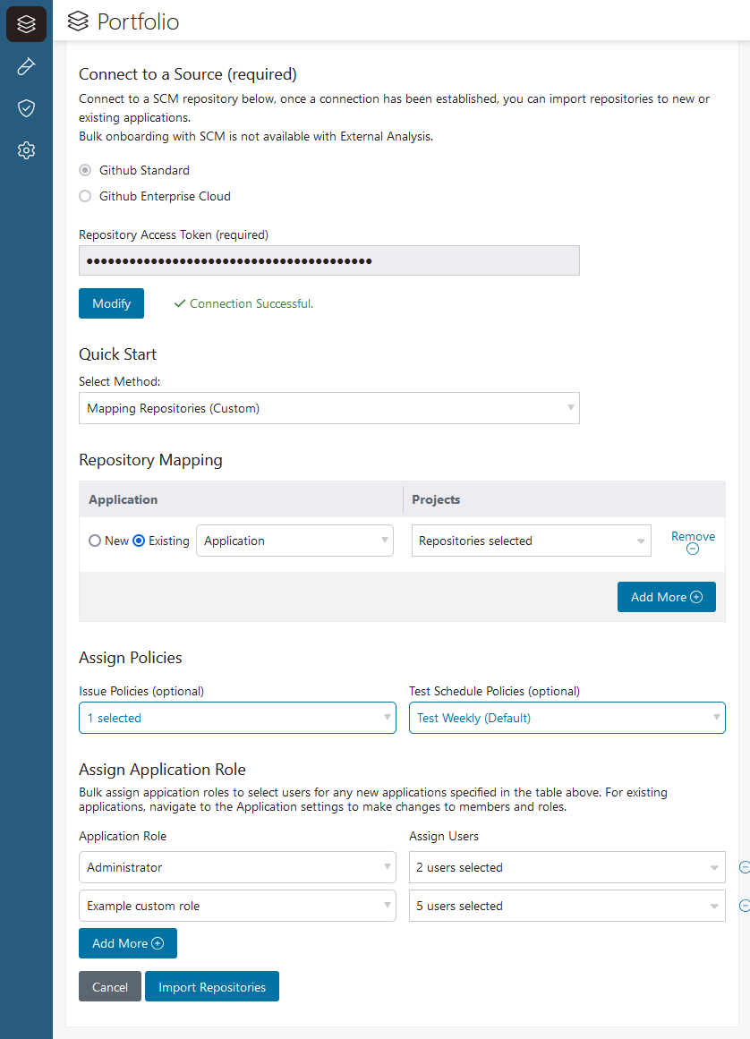 Mapping bulk import